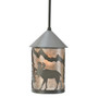 Meyda 6"w Lone Moose Lantern Mini Pendant - 108462