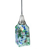 Meyda 4"sq Metro Fusion Fiddleheads Draped Glass Mini Pendant - 108764