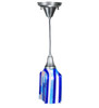 Meyda 4"sq Metro Fusion Ocean Breeze Draped Glass Mini Pendant - 108765