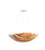 Meyda 24"w Metro Fusion Marina Glass Inverted Pendant - 109206