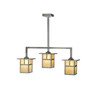 Meyda 38"l Hyde Park T Mission 3 Lt Island Pendant - 109246