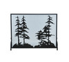 Meyda 50"w X 38"h Tall Pines Fireplace Screen - 109441