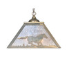 Meyda 16"sq Wild Horses Pendant - 109563