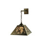 Meyda 15.5"w Ruffed Grouse Hanging Wall Sconce - 110134