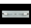 Meyda 18"w Metro Fusion Twigs Glass Vanity Light - 110270