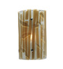 Meyda 9"w Metro Fusion Bambu Glass Wall Sconce - 110482