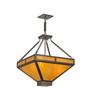 Meyda 18"sq Whitewing Inverted Pendant - 110845