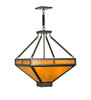 Meyda 18"sq Whitewing Inverted Pendant - 110845