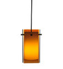 Meyda 5"sq Metro Amber Quadrato Mini Pendant - 111009