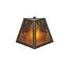 Meyda 9"w Winter Pine Wall Sconce - 111037