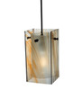 Meyda 5"sq Metro Cinnamon Swirl Quadrato Mini Pendant - 111279