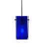 Meyda 5"sq Metro Blue Quadrato Mini Pendant - 111283