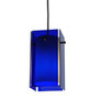 Meyda 5"sq Metro Blue Quadrato Mini Pendant - 111339