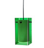 Meyda 5"sq Metro Green Quadrato Mini Pendant - 111341