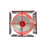 Meyda 5"sq Metro Red Quadrato Mini Pendant - 111381