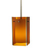 Meyda 5"sq Metro Amber Quadrato Mini Pendant - 111382
