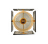 Meyda 5"sq Metro Amber Quadrato Mini Pendant - 111382