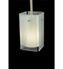 Meyda 5"sq Metro Reeded Quadrato Mini Pendant - 111396