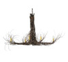 Meyda 48"l Twigs 6 Lt W/ceiling Medallion Chandelier - 111482