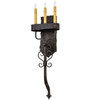 Meyda 10"w Ahriman 3 Lt Wall Sconce - 115637