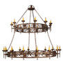 Meyda 83"w Majella 2 Tier Chandelier - 115701