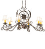 Meyda 48" Long Christabel Oblong Chandelier - 117410