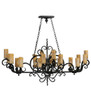 Meyda 60"l Kean 20 Lt Chandelier - 118203