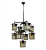 Meyda 32"w Hyde Park T Mission 9 Lt Chandelier - 123938