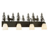 Meyda 33"w Deer Through The Trees 4 Lt Vanity Light - 126281