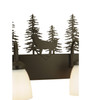 Meyda 33"w Deer Through The Trees 4 Lt Vanity Light - 126281