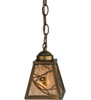 Meyda 5"sq Whispering Pines Mini Pendant - 147452