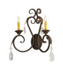 Meyda 20" Wide Josephine 2 Light Wall Sconce - 149381