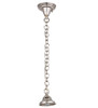Meyda 5"w Polished Nickel 1 Lt Pendant Hardware - 157721