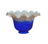 Meyda 7"w Fluted Bell Purple And Blue Shade - 15976
