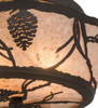 Meyda 16"w Whispering Pines Flushmount - 167076