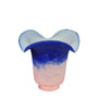 Meyda 5.5"w Fluted Pink And Blue Shade - 16738