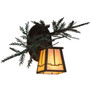 Meyda 16"w Pine Branch Valley View Right Wall Sconce - 182275