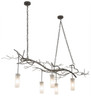 Meyda 72"l Winter Solstice Cilindro 5 Lt Oblong Chandelier - 183234
