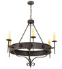 Meyda 48"w Lorenzo 6 Lt Chandelier - 187705