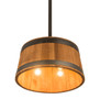 Meyda 25"w Whiskey Barrel Pendant - 188647