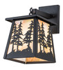 Meyda 7"w Stillwater Tall Pine Hanging Wall Sconce - 193853