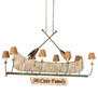 Meyda 57"l Personalized Canoe 8 Lt Chandelier - 193898