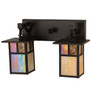 Meyda 17"wide Hyde Park "t" Mission 2 Light Vanity Light - 194879