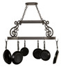 Meyda 38" Long Neo Pot Rack - 197433