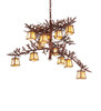 Meyda 48" Wide Pine Branch 12 Light Chandelier - 205623