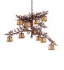 Meyda 48" Wide Pine Branch 12 Light Chandelier - 205623