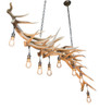 Meyda 69" Long Antlers 8 Light Oblong Chandelier - 212262