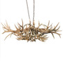 Meyda 71" Long Antlers 10 Light Oblong Chandelier - 212270