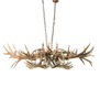 Meyda 71" Long Antlers 10 Light Oblong Chandelier - 212270