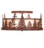 Meyda 22" Wide Tall Pines Flushmount - 219183